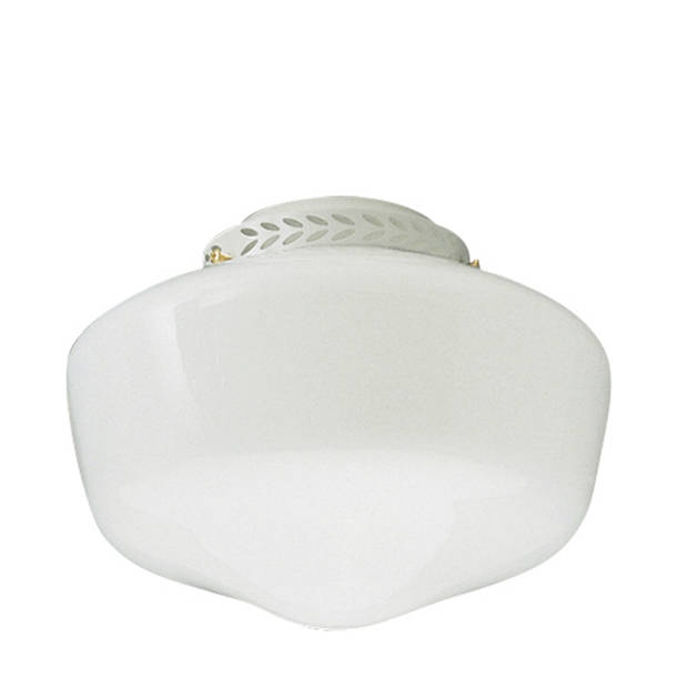 Red Barrel Studio® 9'' 1 Light Schoolhouse Ceiling Fan Light Kit